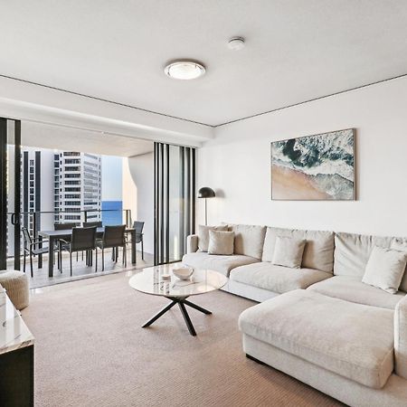 Ocean View 3-Bed With Gym, Pool, Sauna & Parking Gold Coast Kültér fotó