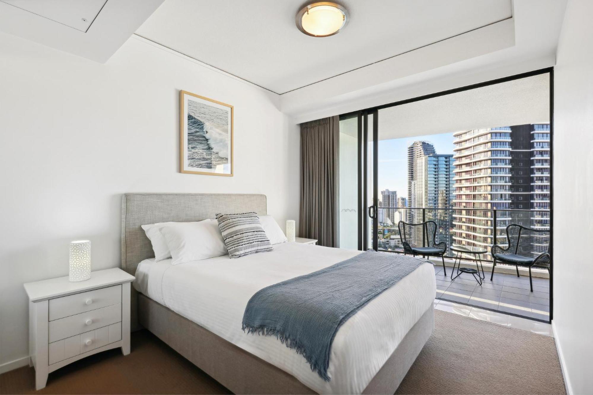 Ocean View 3-Bed With Gym, Pool, Sauna & Parking Gold Coast Kültér fotó