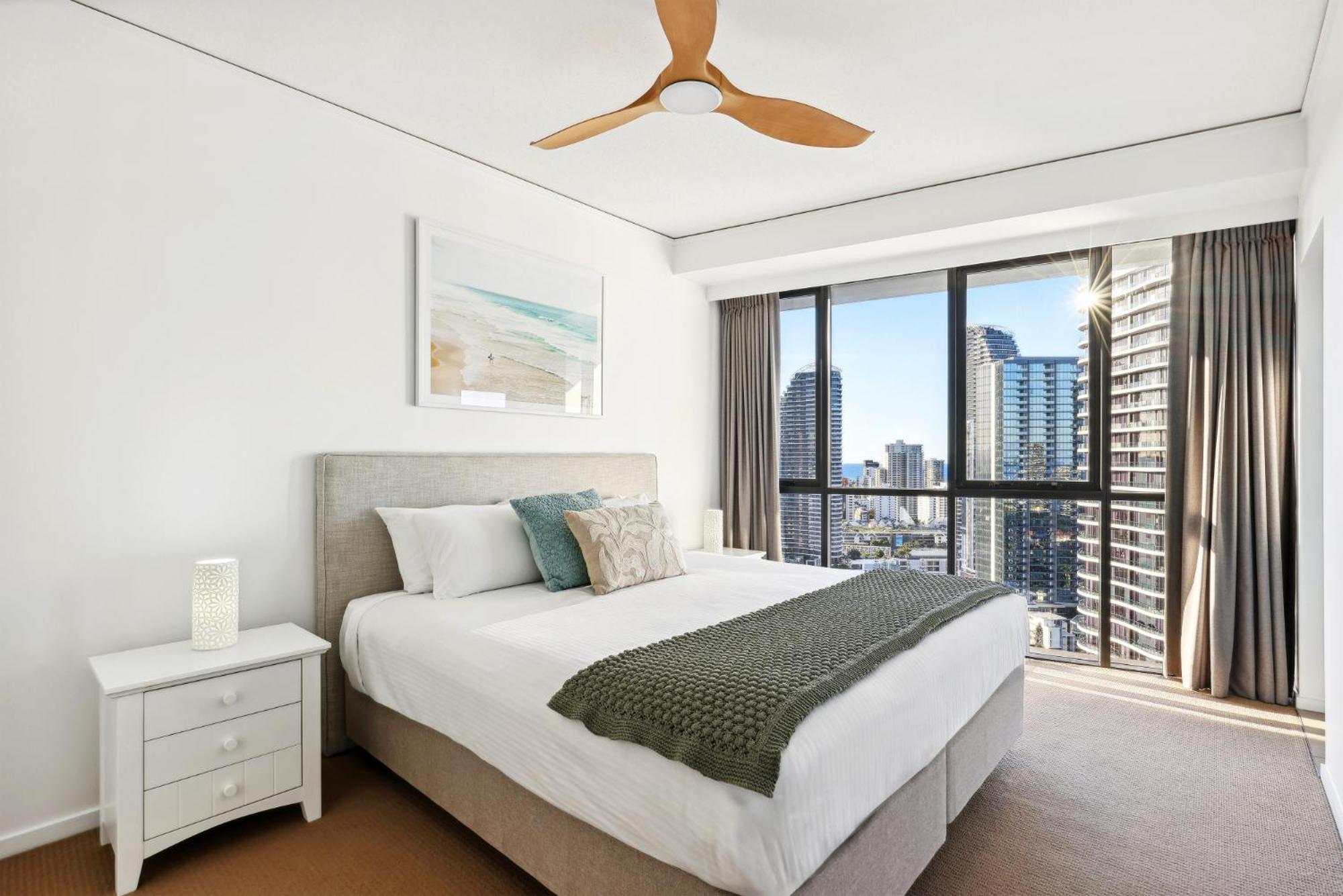 Ocean View 3-Bed With Gym, Pool, Sauna & Parking Gold Coast Kültér fotó